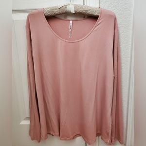 Soma Cool NWOT Nights Long Sleeved Pajama Shirt XL Dusty Pink